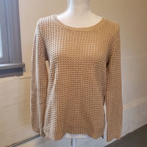 Francesca's tan knit sweater